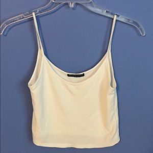 White Brandy Melville crop top